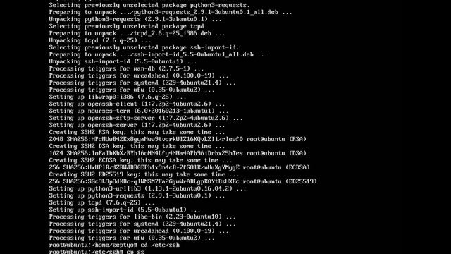 Instalasi dan konfigurasi SSH server ubuntu server 16.04 смотреть онлайн