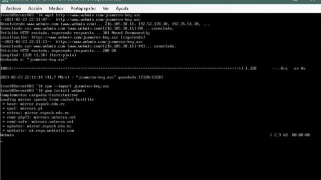 Instalación e implementación de Webmin en CentOS 7 смотреть онлайн