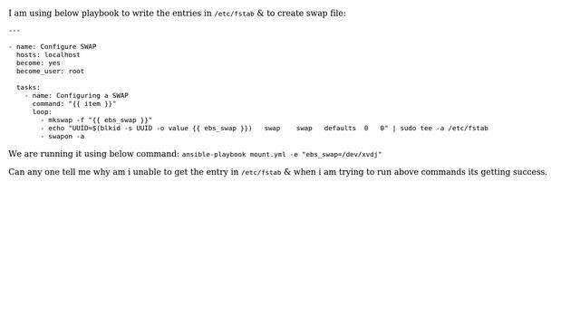 Unable to write the entries in /etc/fstab (2 Solutions!!) смотреть онлайн