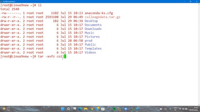 data archiving with tar and schelduling task in RHEL смотреть онлайн