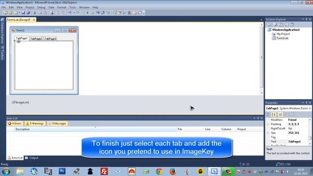 Visual Studio | How to Add Icons to Tab Control смотреть онлайн