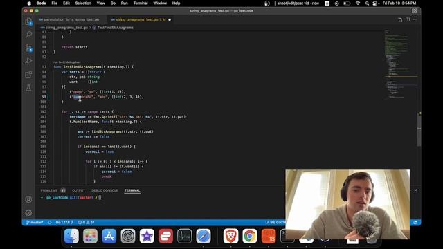 String Anagrams Golang Solution - Sliding Window Pattern смотреть онлайн