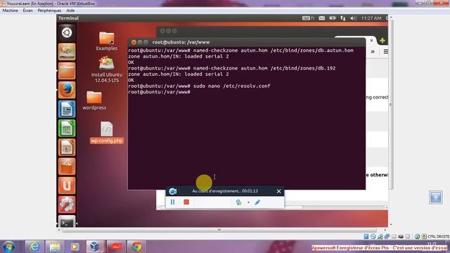 ENSATESITE install and Configure DNS ubuntu 12.04 part 6 смотреть онлайн