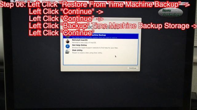 macOS Remove Boot Camp by Time Machine Restore Backup to Mac Demo смотреть онлайн