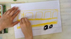 Как нарисовать трамвай