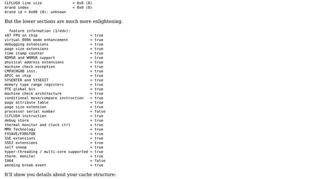 Unix & Linux: Is there a way to dump a CPU's CPUID information? (2 Solutions!!) смотреть онлайн
