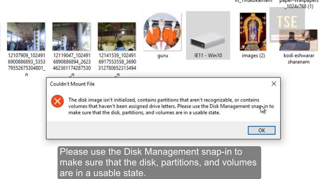 How to fix Couldn't Mount File Error in Windows 10 when Mount Hard disk image file (.vhdx) смотреть онлайн
