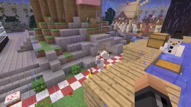 Minecraft Xbox Lets Play - Survival Madness Adventures - Bobbing for apples [133] смотреть онлайн