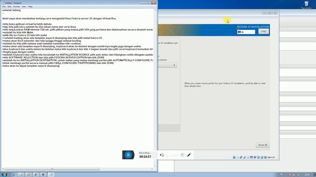 tutorial instal FEDORA 25 sever #habib смотреть онлайн