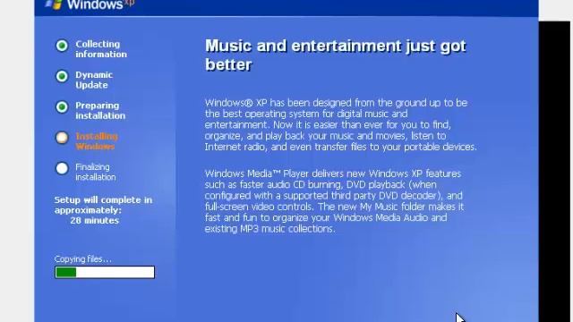 windows XP installation step by step смотреть онлайн