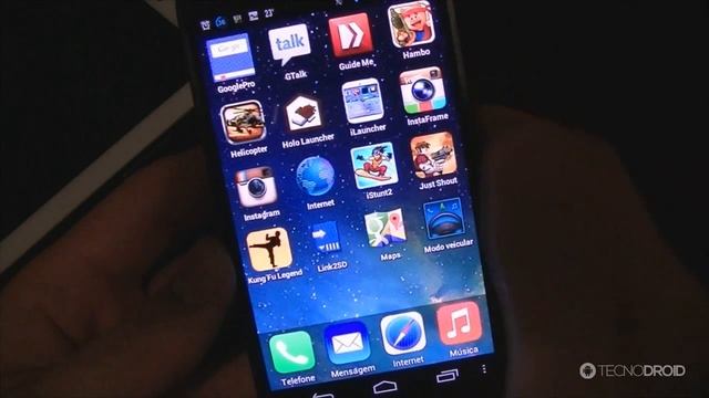 Launcher/tema do iOS 7 para Android (iLauncher Theme) смотреть онлайн