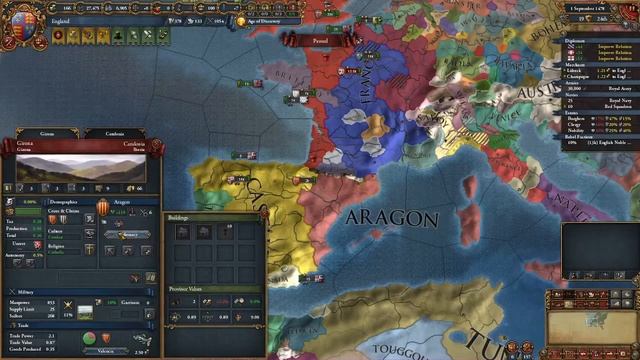 EU4 England into Great Britain (on Linux) Part 2 смотреть онлайн