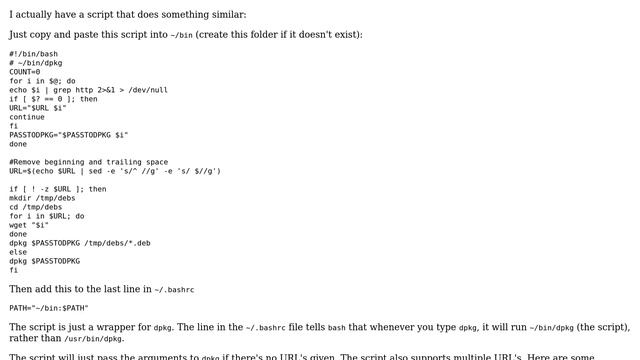 Ubuntu: Is it possible to install a .deb from a URL? (7 Solutions!!) смотреть онлайн