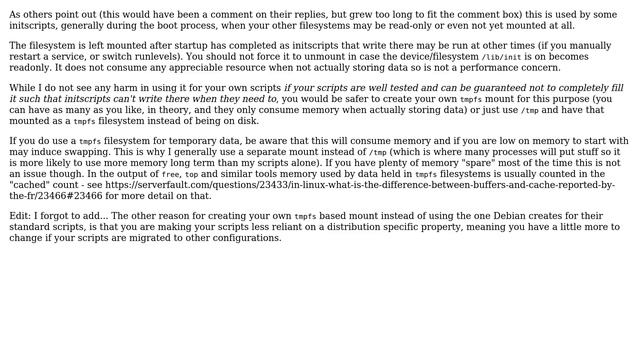 DevOps & SysAdmins: What is the use of /lib/init/rw in Debian? (3 Solutions!!) смотреть онлайн