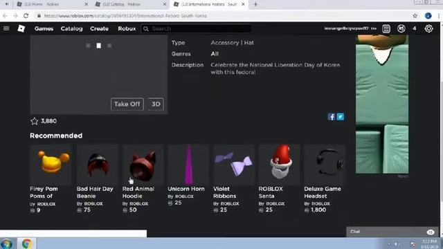 How To Get The New International Fedora - South Korea In ROBLOX (August) смотреть онлайн