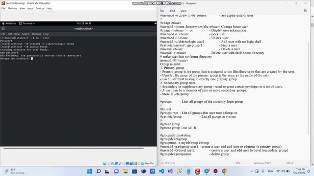 Under about user and group in Linux Lecture Note 5 смотреть онлайн
