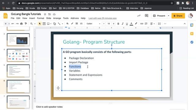 Golang bangla Tutorial 03 || Basic building blocks of Go Programming language смотреть онлайн