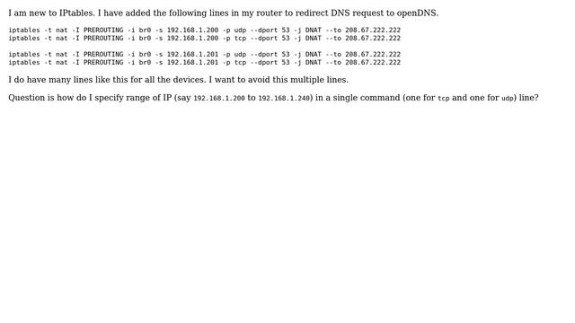 Iptables - specify range смотреть онлайн