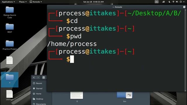 Command Line 10 - Navigate to home and root directory from anywhere. смотреть онлайн