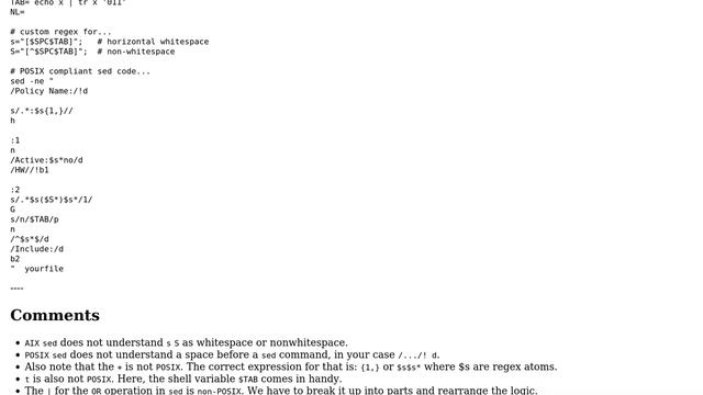 Unix & Linux: sed equivalent code for AIX (2 Solutions!!) смотреть онлайн