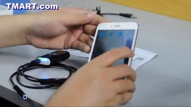 Tmart Review - Wi-Fi Waterproof Endoscope Inspection Camera смотреть онлайн