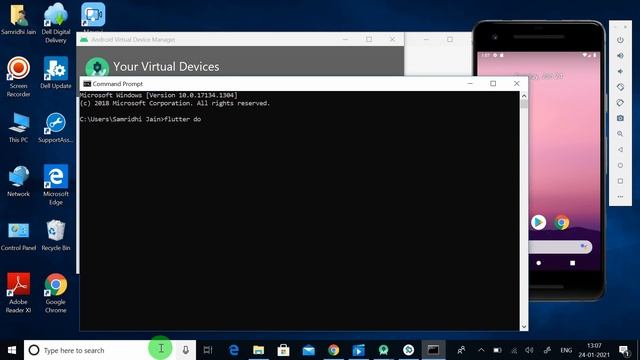 How to install Flutter in Visual Studio Code and run Android Emulator смотреть онлайн
