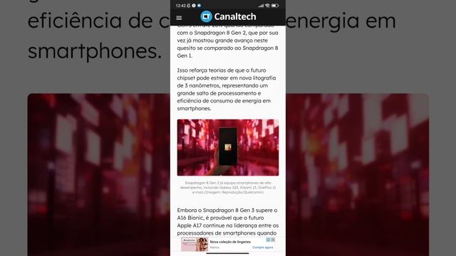 SNAPDRAGON 8 GEN 3 JÁ VAI SER LANÇADO?NOVA LITOGRAFIA VÊM AÍ ? смотреть онлайн