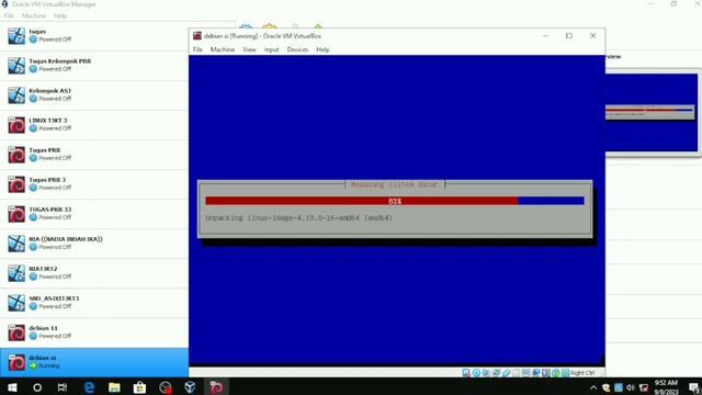 Tutorial menginstal Linux Debian 10. 9 di Virtual Box смотреть онлайн
