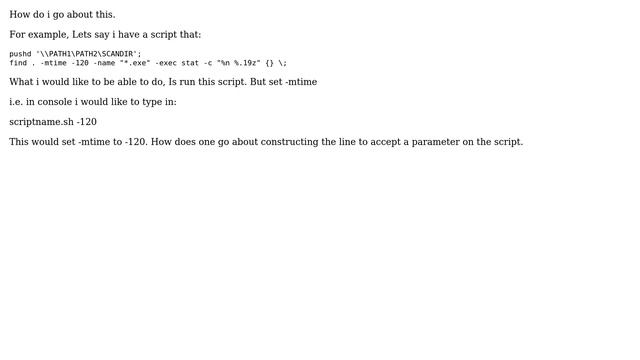 Unix & Linux: Pass options / parameters - arguments to bash script смотреть онлайн