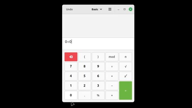 What happens when you divide 0 by 0 on Linux Mint? смотреть онлайн