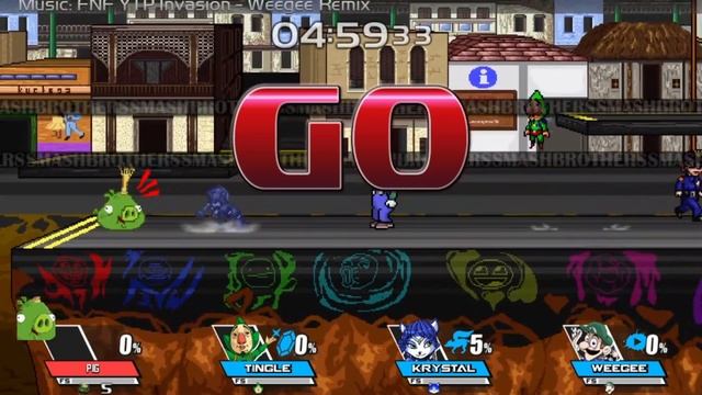 Super Smash Bros. Crusade 9.5 Demo - King Pig (Angry Birds) Classic mode Playthrough смотреть онлайн