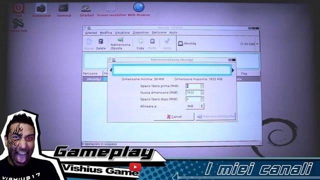 Come creare delle partizioni con Gparted смотреть онлайн
