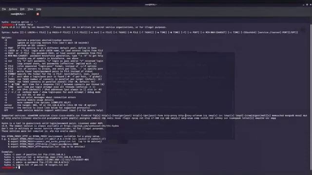 Hydra and John the Riper for Brute forcing attack !! смотреть онлайн