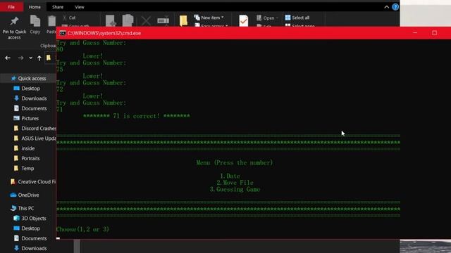 Project OS :Batch Script File (Window & Linux) смотреть онлайн