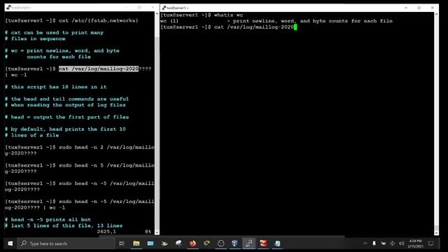 Linux 1_15 reading environmental variables, 1_16 reading files смотреть онлайн