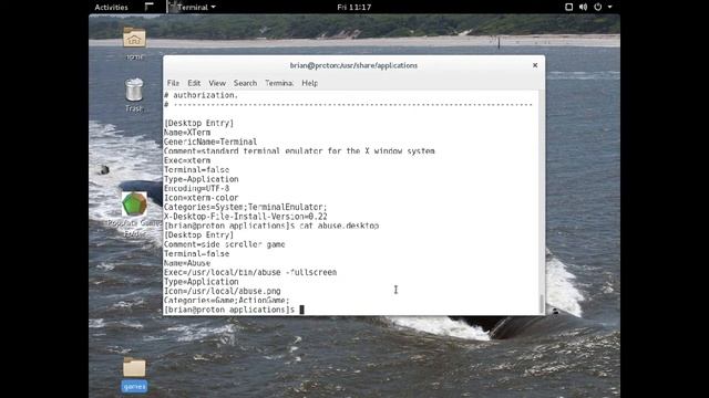 My Games menu in GNOME 3 смотреть онлайн