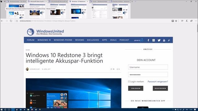 [Videotour] Windows 10 Creators Update - Alle neuen Features erklärt! смотреть онлайн