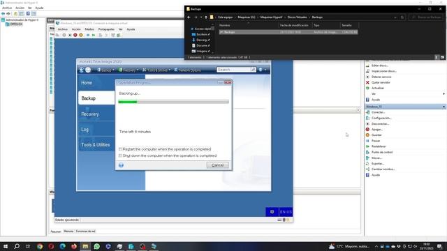 Acronis True Image (Cd Boot) Bakup del disco de sistema completo (Windows 10) смотреть онлайн