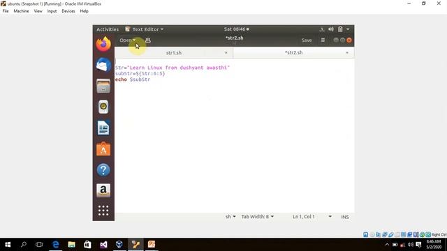 Linux and Shell Programming String Variables смотреть онлайн