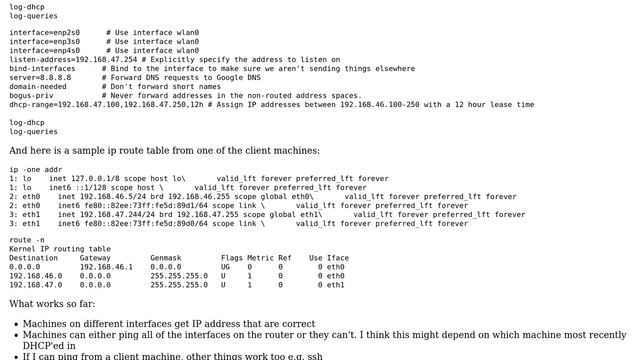 How to correctly set up routing on machine with 4 interfaces so that three of interfaces are on... смотреть онлайн