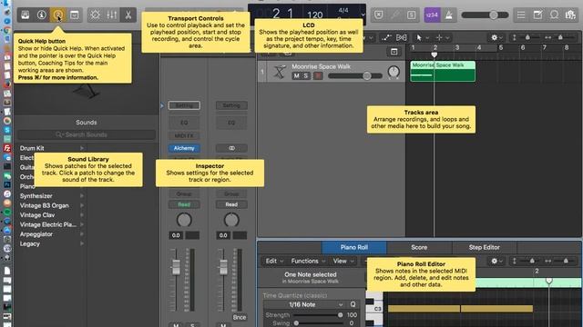 Logic Pro X Fundamentals, Part 2 (Logic Pro X Quick Help Button) смотреть онлайн