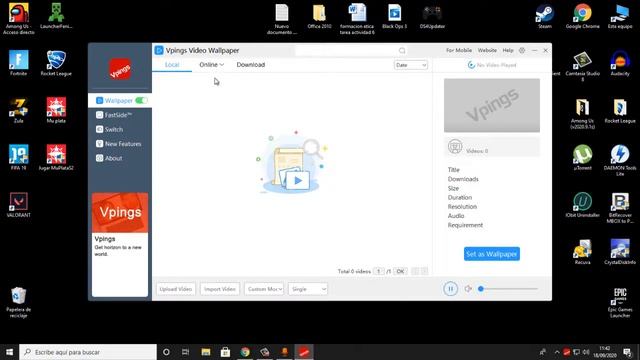 COMO DESCARGAR VPINGS!!PC+WALLPAPERS- 2020 смотреть онлайн