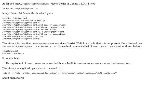 Ubuntu: After adding "greeter-show-manual-login=true" I can't log in (2 Solutions!!) смотреть онлайн