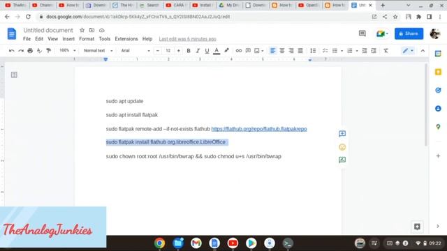 Cara Instal LibreOffice Terbaru di Samsung Chromebook 4 - Cara Instal Lewat Terminal Linux смотреть онлайн