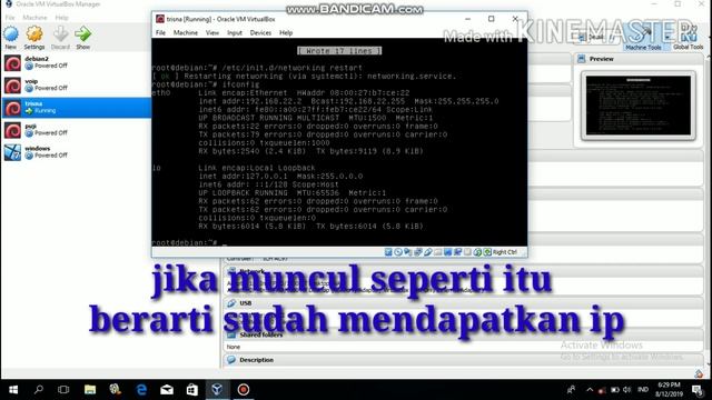 Konfigurasi IP Address Debian 8 смотреть онлайн
