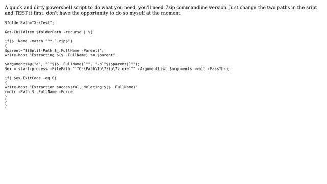 Recursively unzip files where they reside, then delete the archives (3 Solutions!!) смотреть онлайн