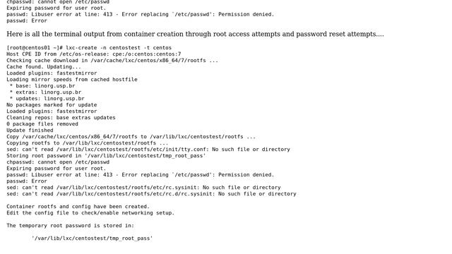 Accessing LXC root User смотреть онлайн