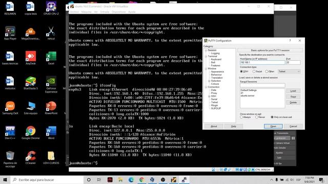 INICIANDO REMOTAMENTE A UBUNTU SERVER 16.04 LTS (VIRTUAL BOX) CON PUTTY смотреть онлайн