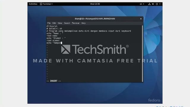 Manajemen File dan Direktori, Pemrograman Shell - Linux Fedora смотреть онлайн