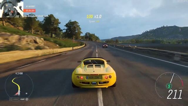 [FH4] Lotus Elise S2 | Logitech g29 gameplay смотреть онлайн